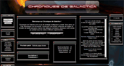 Desktop Screenshot of chroniquesgalactica.org